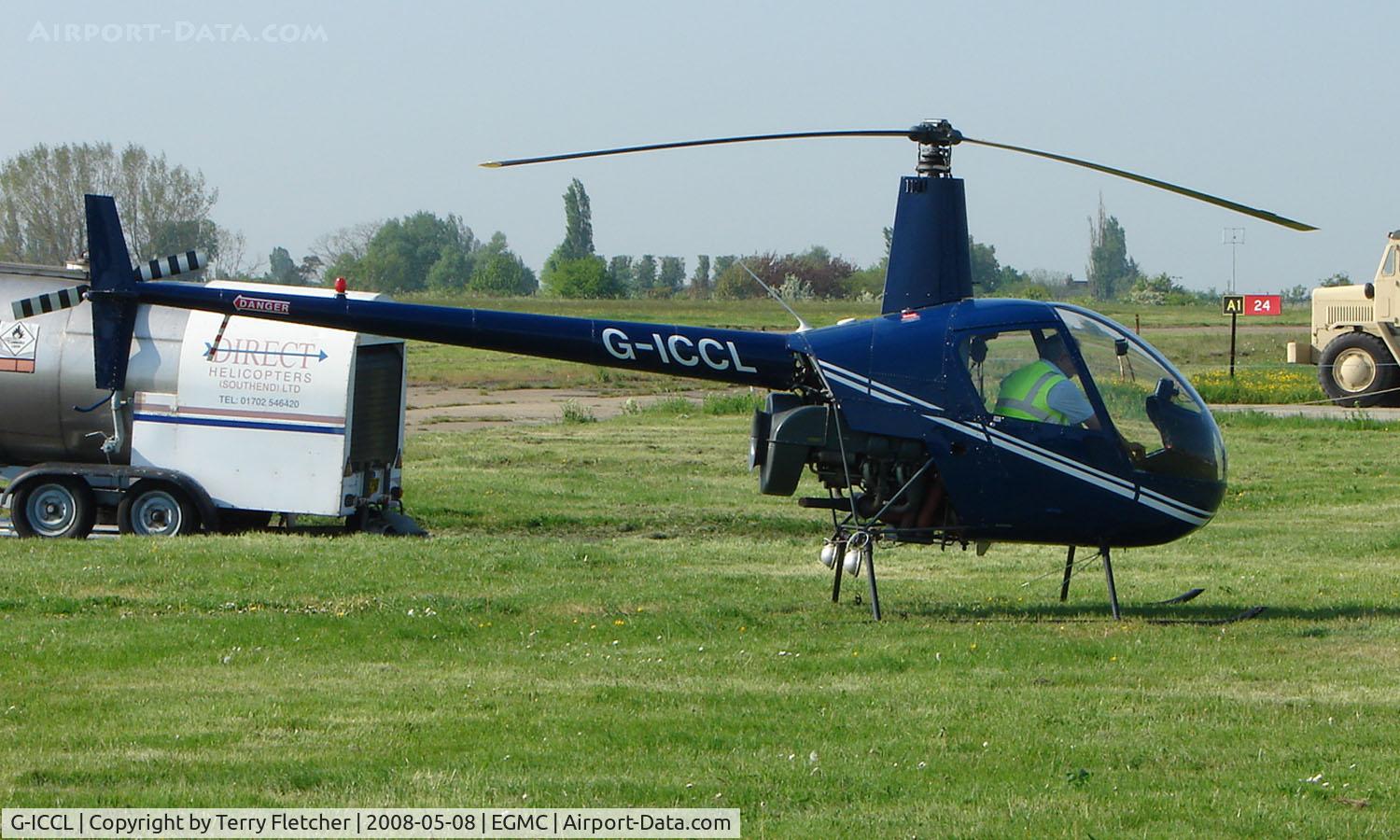 G-ICCL, 1990 Robinson R22 Beta C/N 1608, Part of the GA Scene at Southend