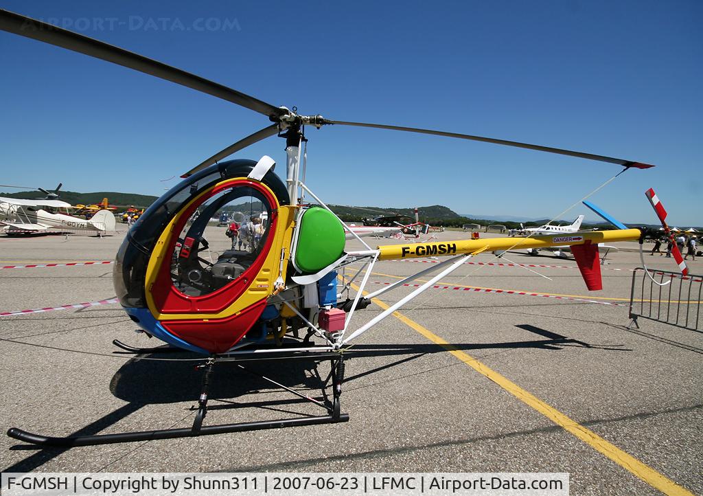 F-GMSH, Schweizer 269C C/N 711071, Displayed during LFMC Airshow 2007
