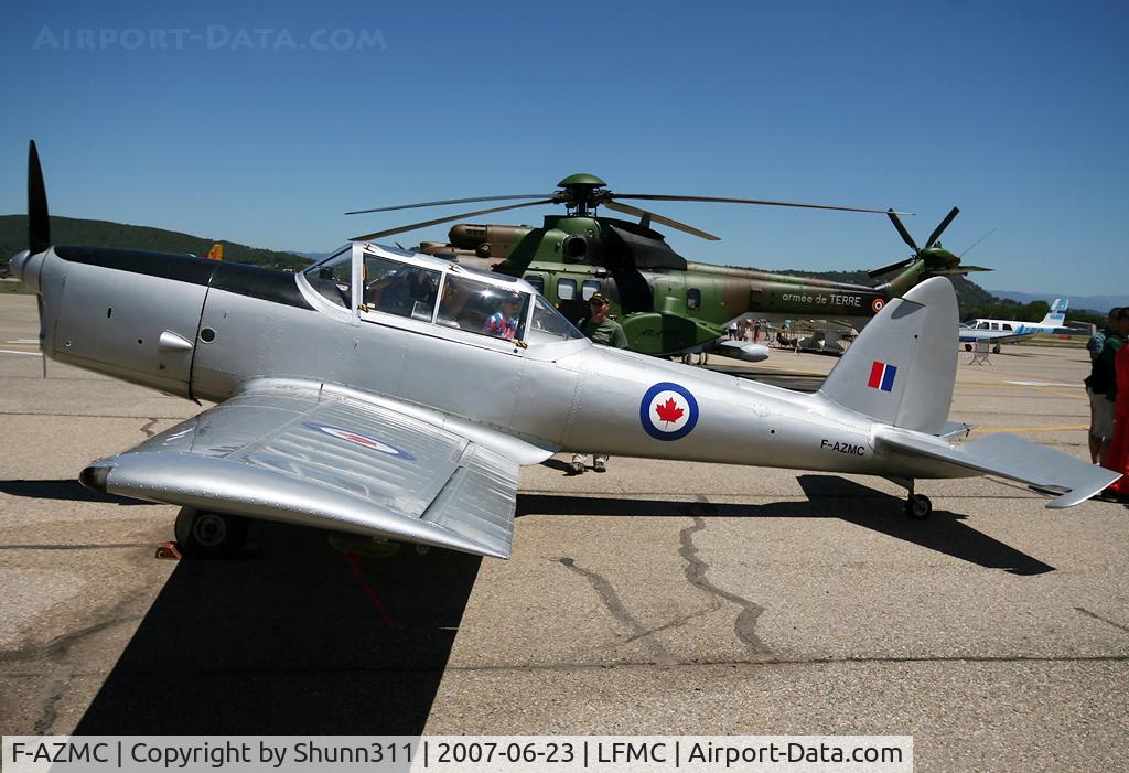 F-AZMC, 1955 OGMA DHC-1 Chipmunk T.20 C/N OGMA-11, Displayed during LFMC Airshow 2007