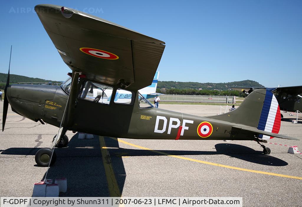 F-GDPF, 1959 Cessna O-1E (L-19A-CE) Bird Dog C/N 24705, Displayed during LFMC Airshow 2007