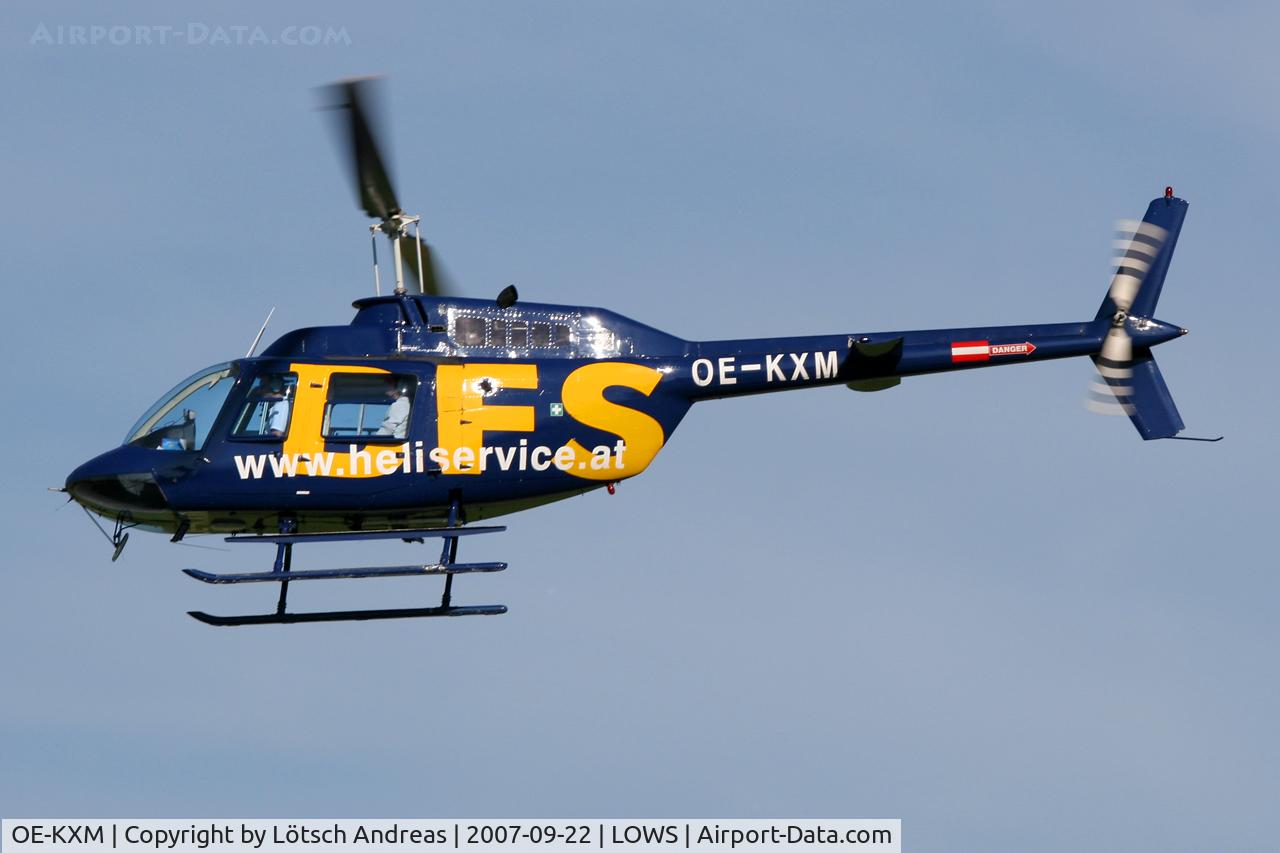 OE-KXM, Bell 206B JetRanger C/N 2997, used by BFS Buissness Flug