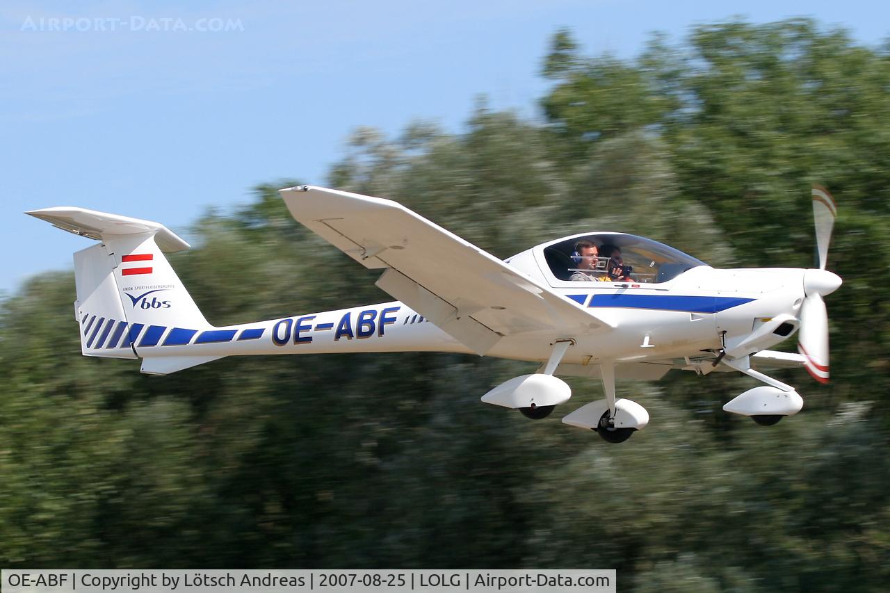 OE-ABF, Diamond DA-20A-1 Katana C/N 10087, used by Union Sportfliegergruppe Ybbs