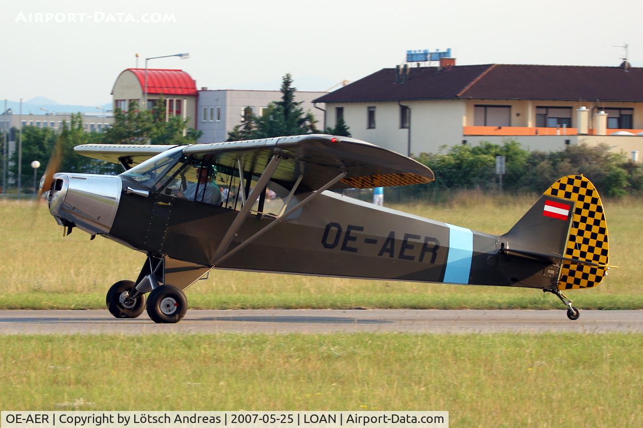 OE-AER, Piper PA-18-95 Super Cub Super Cub C/N 18-5587, used by USFC Eisenstadt