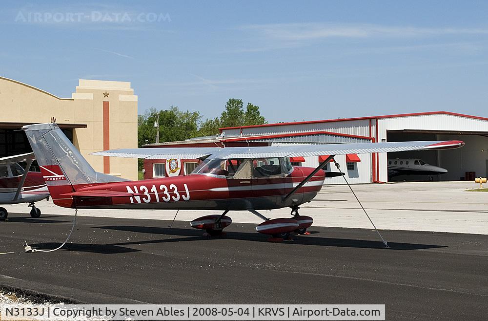 N3133J, 1966 Cessna 150G C/N 15065833, Cessna 150G in bare metal and red.