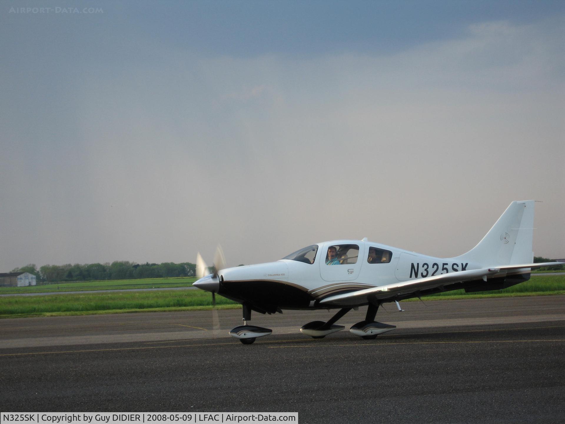 N325SK, 2005 Lancair LC41-550FG C/N 41528, At Calais - France...a sunny day (very rare!)