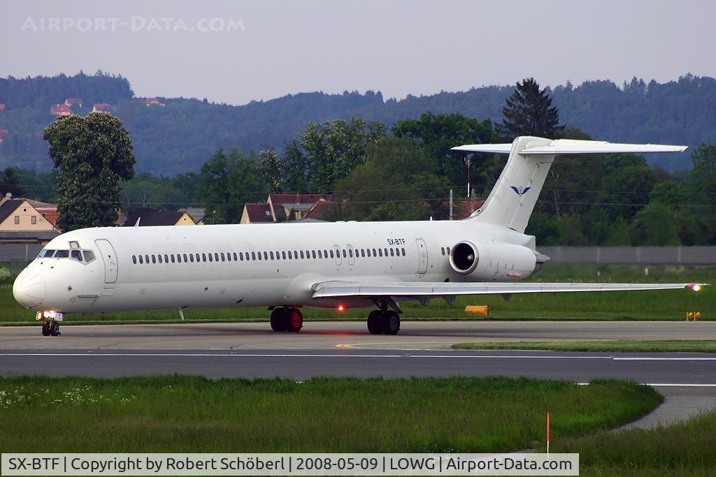 SX-BTF, 1990 McDonnell Douglas MD-83 (DC-9-83) C/N 49857/1687, Departure to HER.