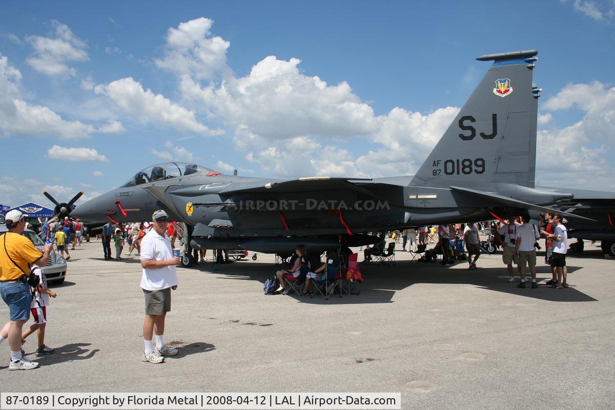 87-0189, 1987 McDonnell Douglas F-15E Strike Eagle C/N 1054/E029, F-15E