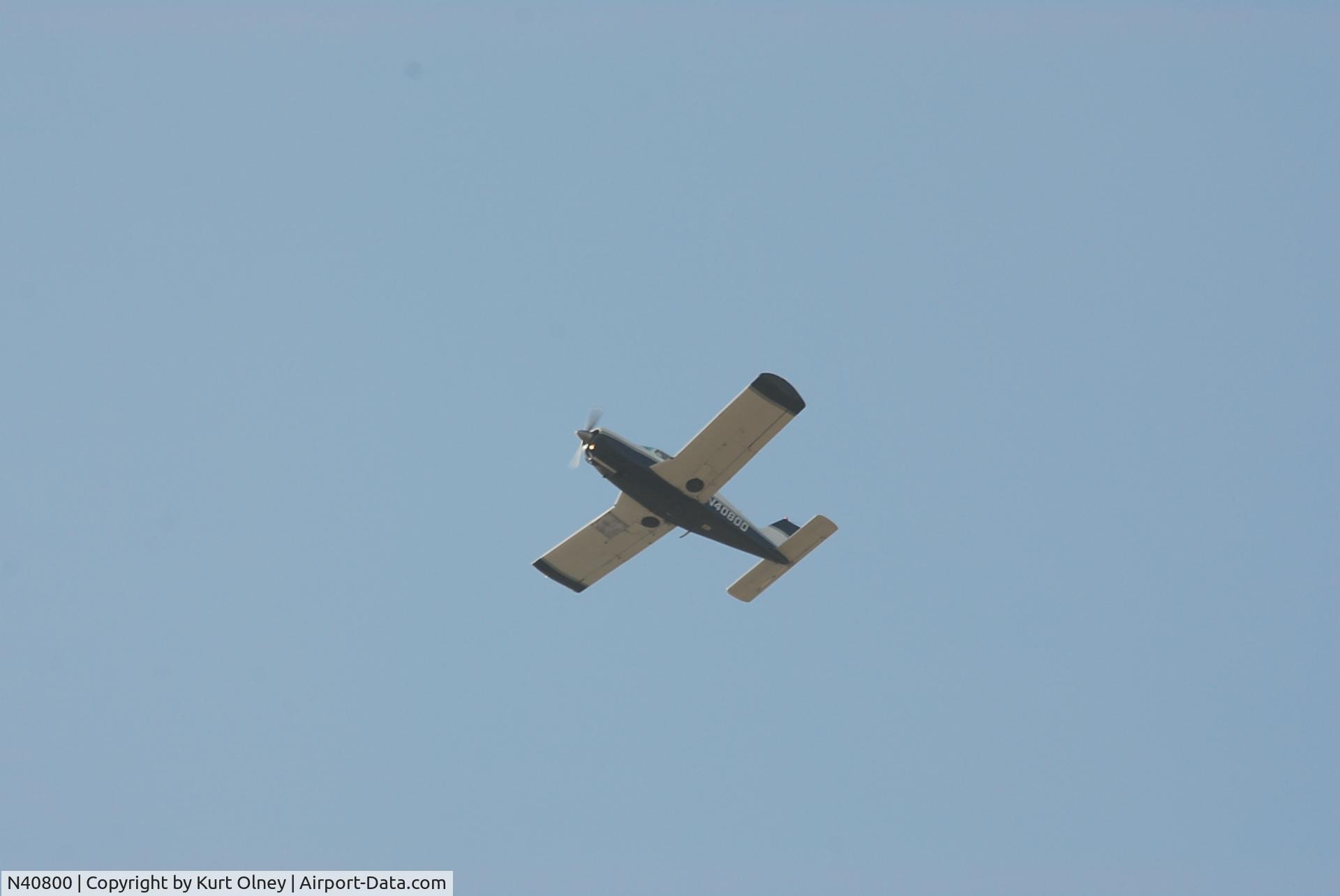N40800, 1973 Piper PA-28R-200 C/N 28R-7435128, Piper over San Luis Rey River Bonsall California