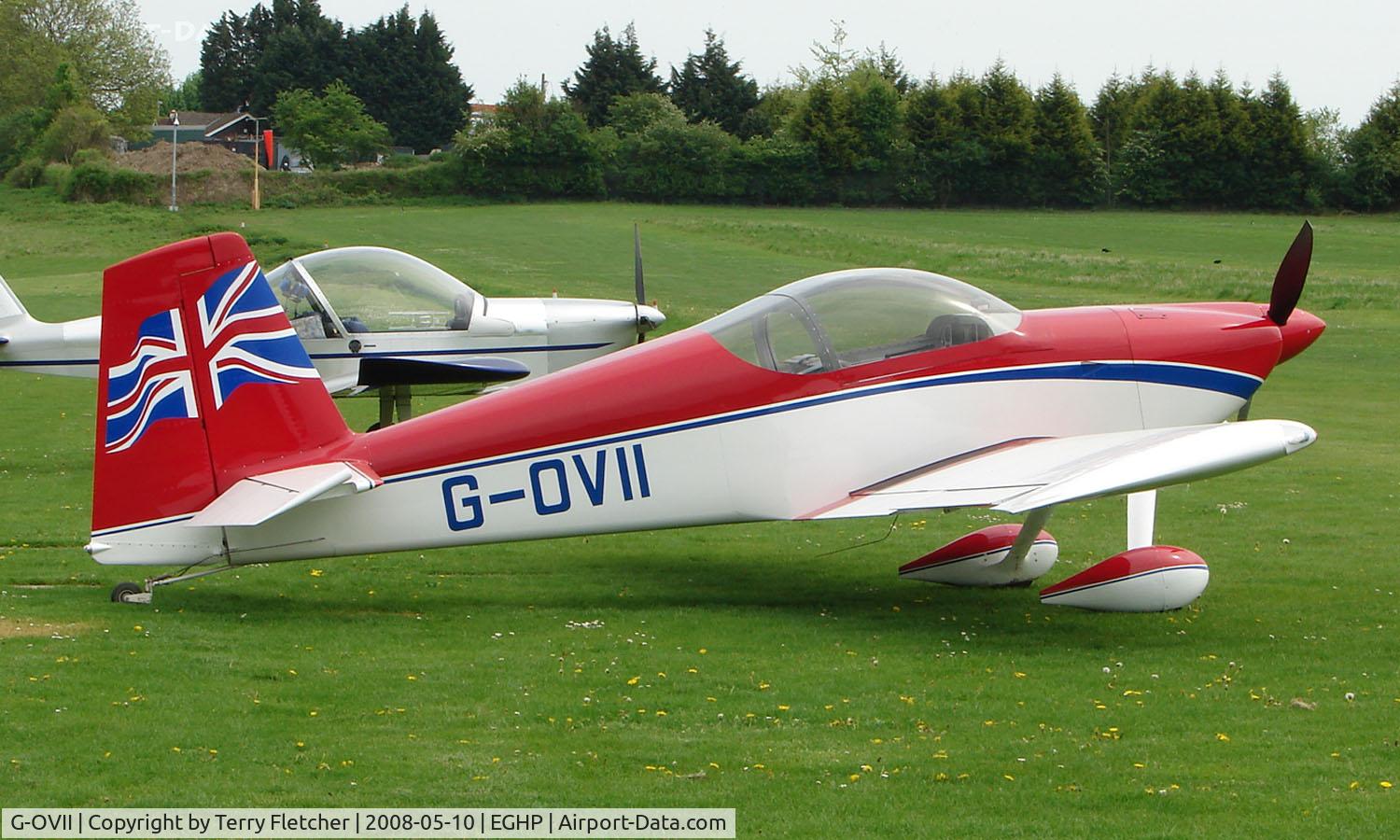 G-OVII, 2007 Vans RV-7 C/N PFA 323-14100, A very pleasant general Aviation day at Popham in rural UK