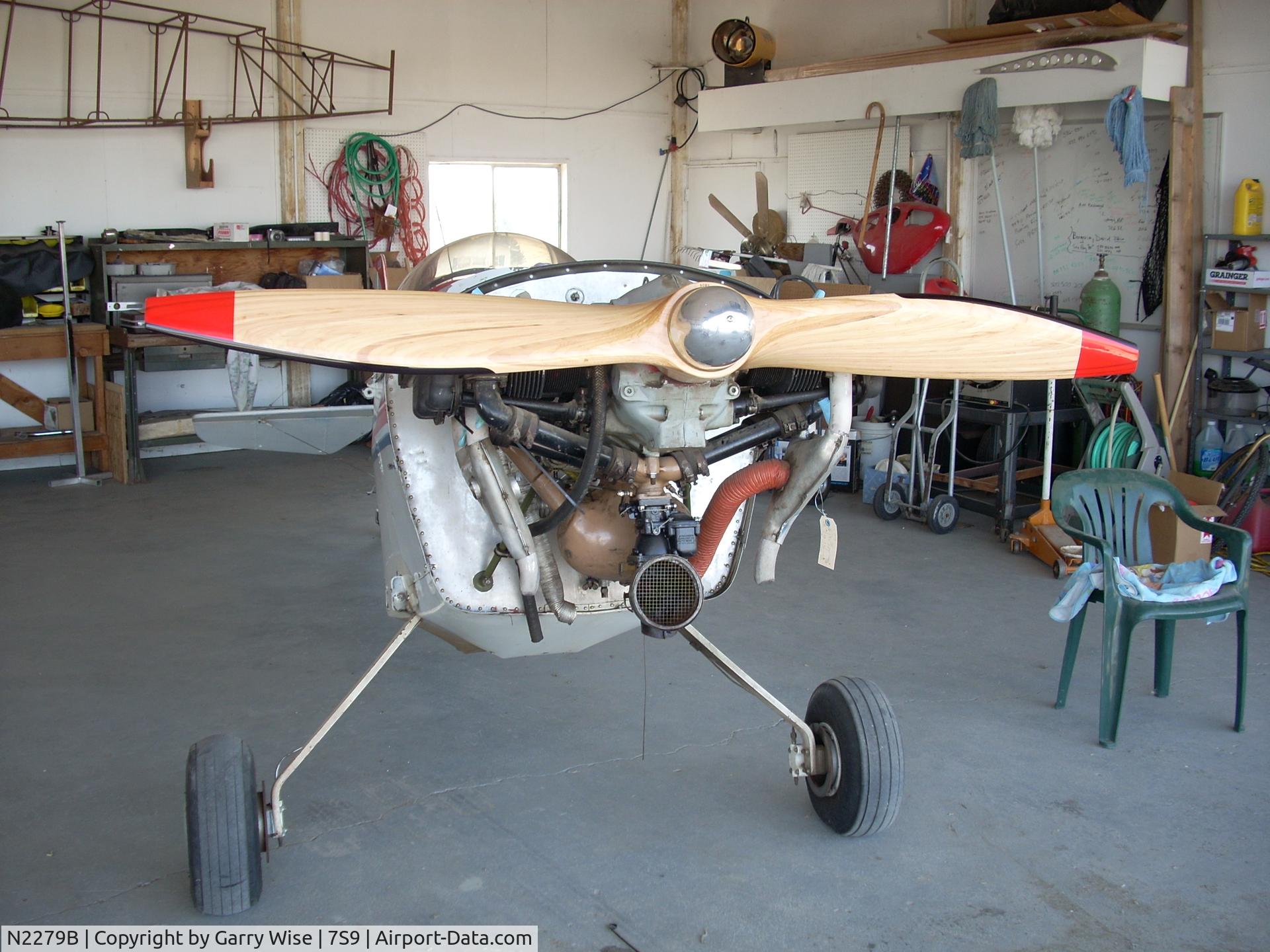 N2279B, 1967 Stits SA-3A Playboy C/N PWH-1, New Prop