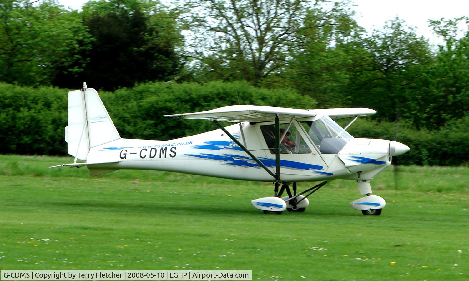 G-CDMS, 2005 Comco Ikarus C42 FB80 C/N 0506-6689, A very pleasant general Aviation day at Popham in rural UK