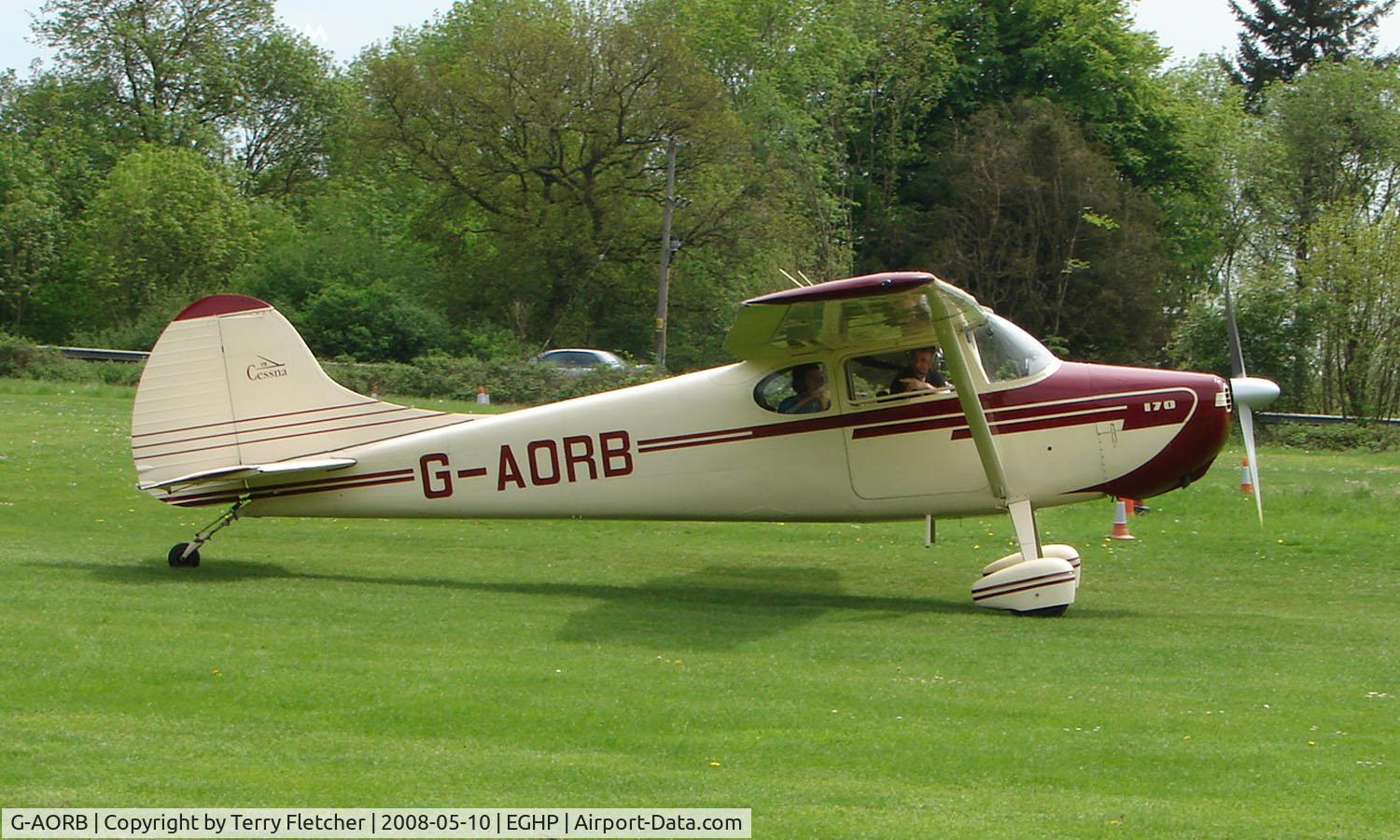 G-AORB, 1952 Cessna 170B C/N 20767, A very pleasant general Aviation day at Popham in rural UK