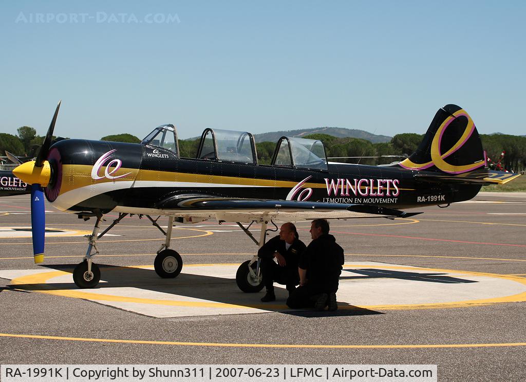 RA-1991K, Yakovlev Yak-52 C/N 9111510, Used as a demo during LFMC Airshow 2007