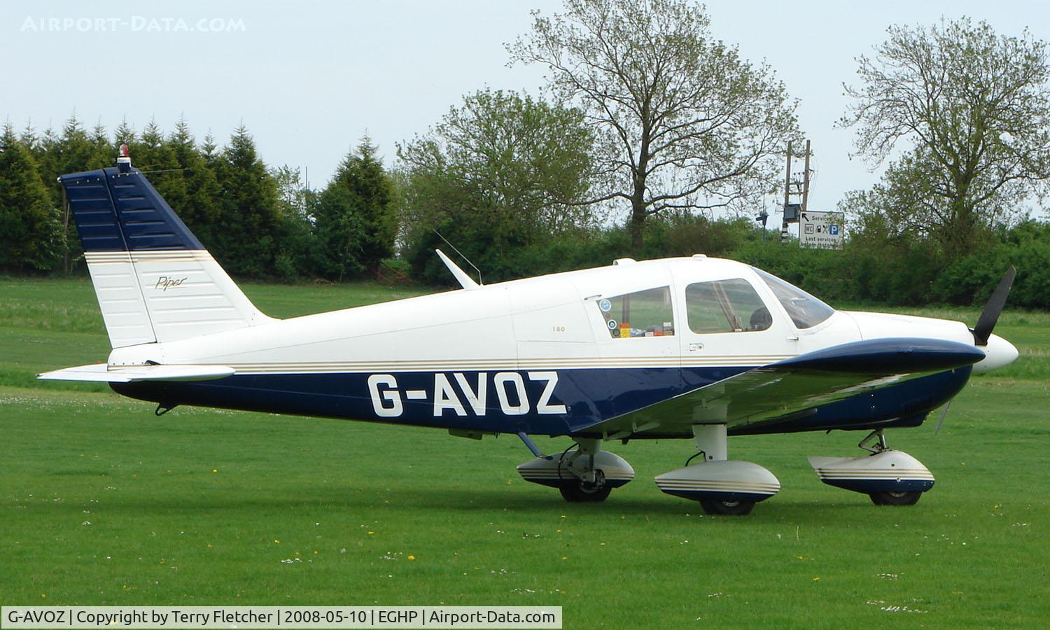 G-AVOZ, 1966 Piper PA-28-180 Cherokee C/N 28-3711, A very pleasant general Aviation day at Popham in rural UK