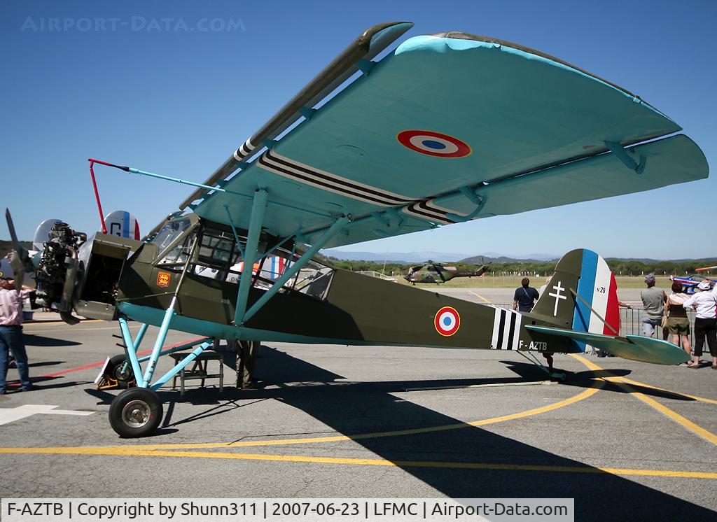 F-AZTB, Morane-Saulnier MS-505 Criquet C/N 23.20, Displayed during LFMC Airshow 2007