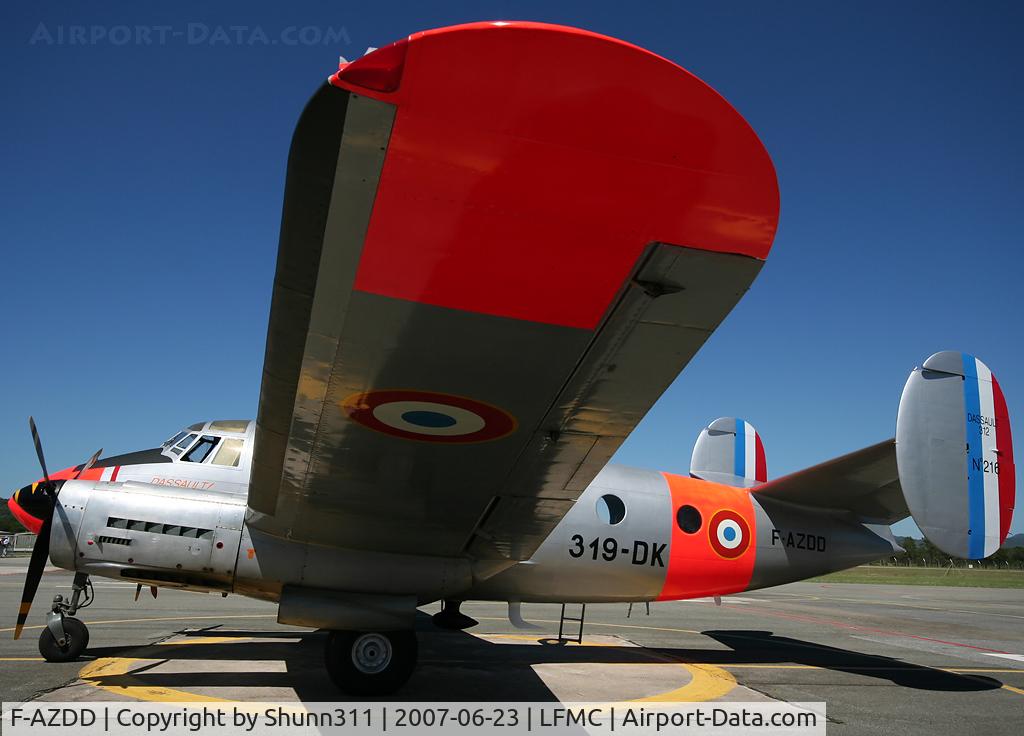 F-AZDD, Dassault MD-312 Flamant C/N 216, Displayed during LFMC Airshow 2007