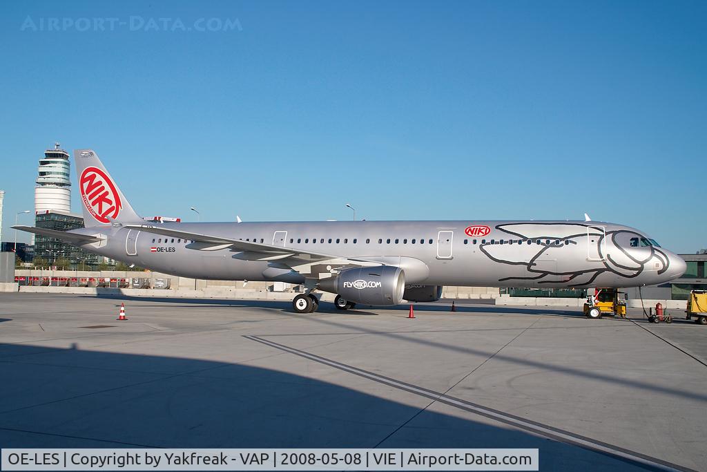 OE-LES, 2008 Airbus A321-211 C/N 3504, Fly Niki Airbus A321