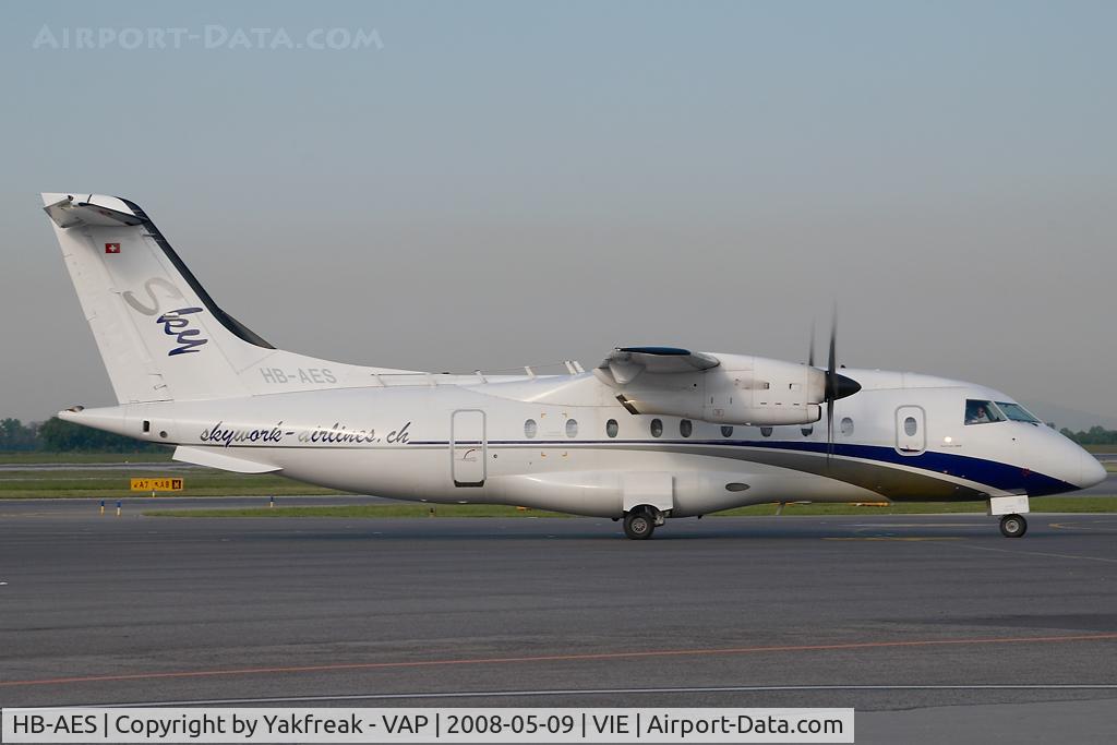 HB-AES, 1995 Dornier 328-110 C/N 3021, Skyworks Dornier 328
