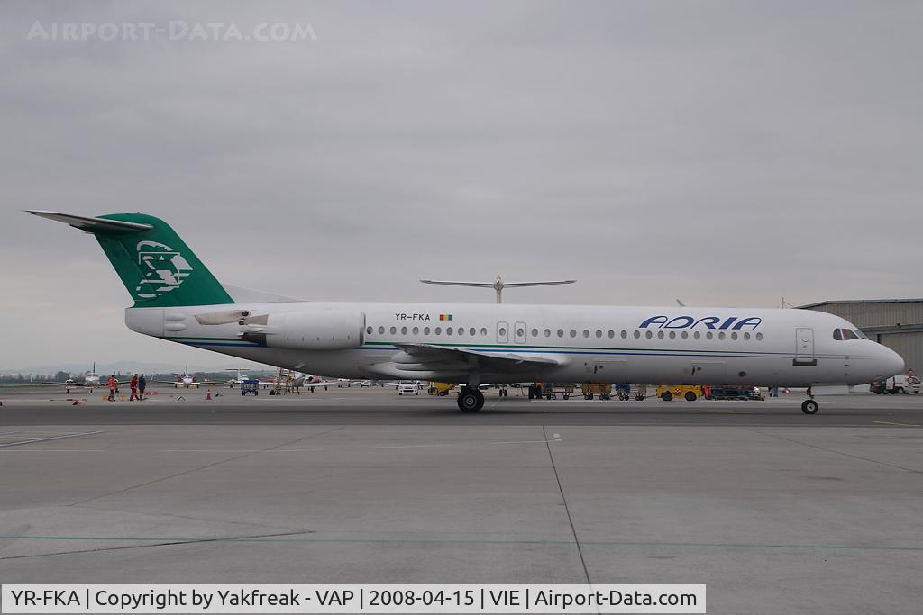 YR-FKA, 1991 Fokker 100 (F-28-0100) C/N 11340, Adria Airways Fokker 100