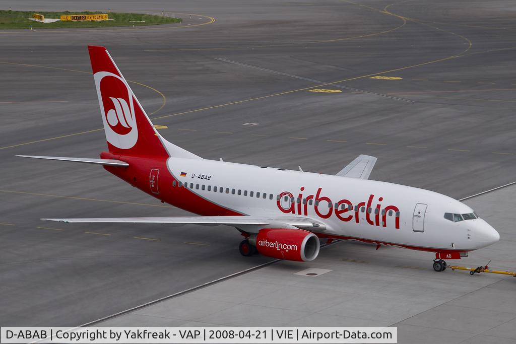 D-ABAB, 2001 Boeing 737-76Q C/N 30277, Air Berlin Boeing 737-700