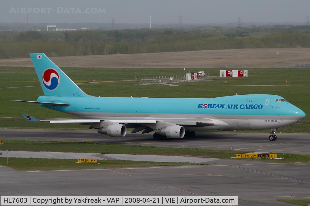 HL7603, 2005 Boeing 747-4B5F/ER/SCD C/N 34302, Korean Airlines Boeing 747-400