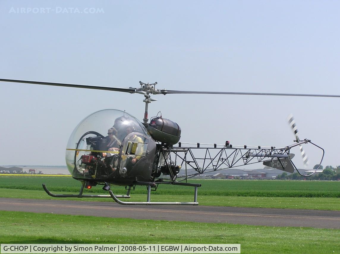 G-CHOP, 1966 Westland 47G-3B-1 C/N WAN-79, Westland-built Bell 47G at Wellesbourne