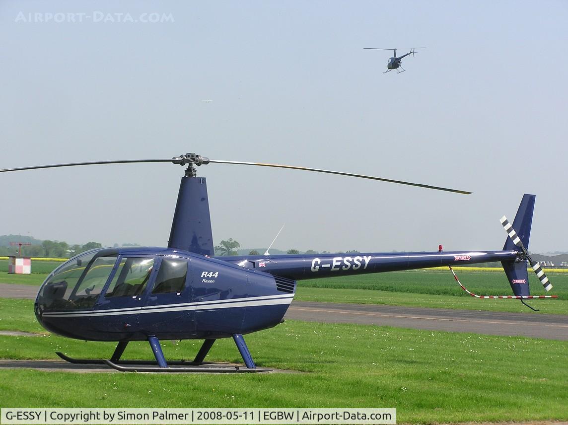 G-ESSY, 2003 Robinson R44 Raven C/N 1281, R-44 seen at Wellesbourne
