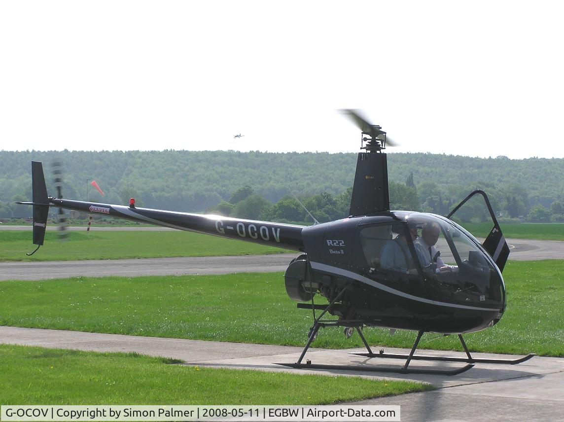 G-OCOV, 2001 Robinson R22 Beta C/N 3217, R22 seen at Wellesbourne