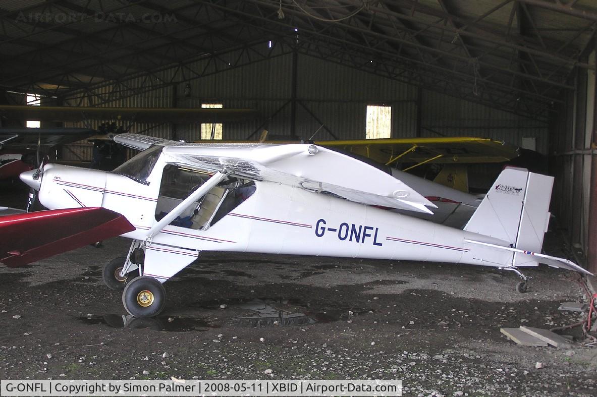 G-ONFL, 1995 Murphy Maverick C/N PFA 259-12750, Murphy Maverick hangared at Bidford