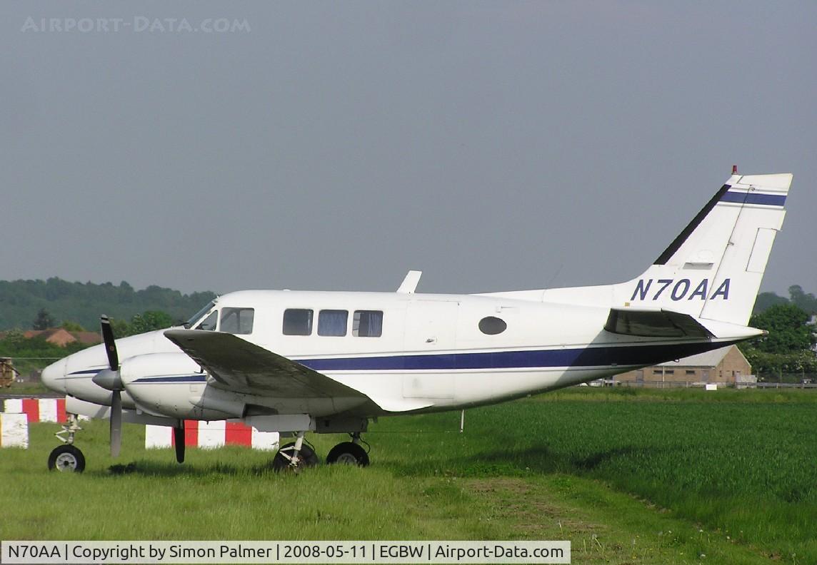 N70AA, 1970 Beech 70 Queen Air C/N LB-35, King Air based at Wellesbourne