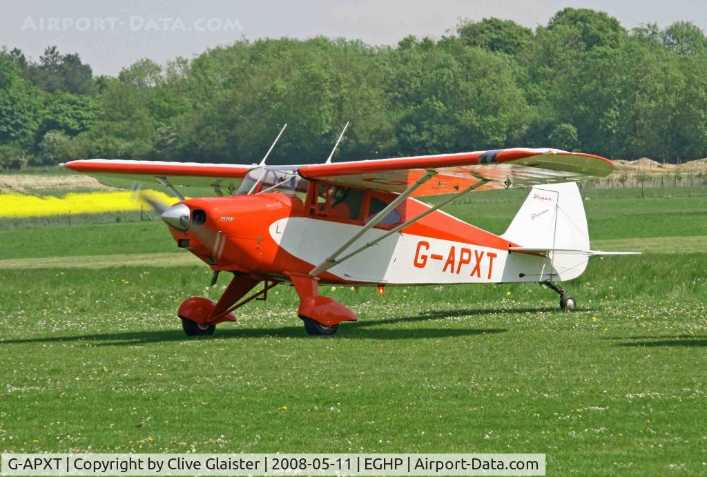 G-APXT, 1956 Piper PA-22-150 Caribbean C/N 22-3854, Ex: N4545A