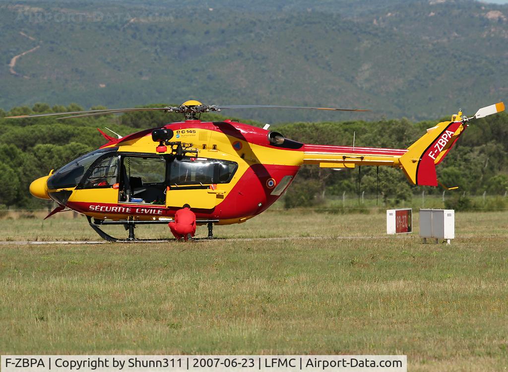 F-ZBPA, 2002 Eurocopter-Kawasaki EC-145 (BK-117C-2) C/N 9006, Used as a demo during LFMC Airshow 2007