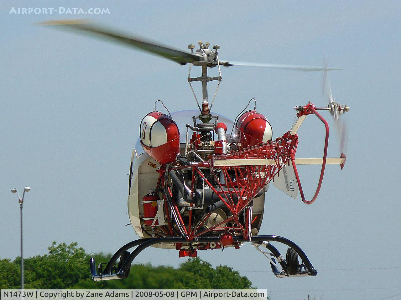 N1473W, 1970 Bell 47G-4A C/N 7725, At Grand Prairie Municipal