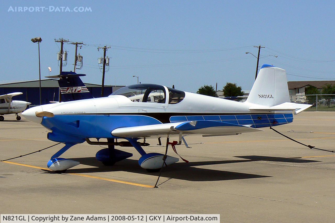N821GL, Vans RV-6A C/N 21206, At Arlington Municipal