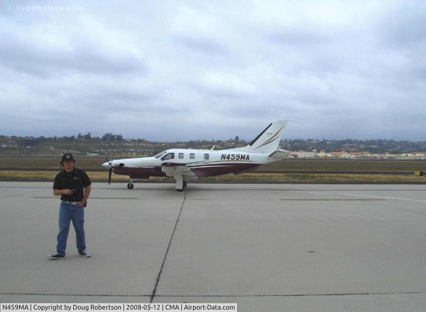 N459MA, 2003 Socata TBM-700 C/N 259, 2003 SOCATA TBM 700, one Pratt & Whitney (Canada) PT6A-64 turboprop 1,580 shp flat rated at 700 shp, taxi