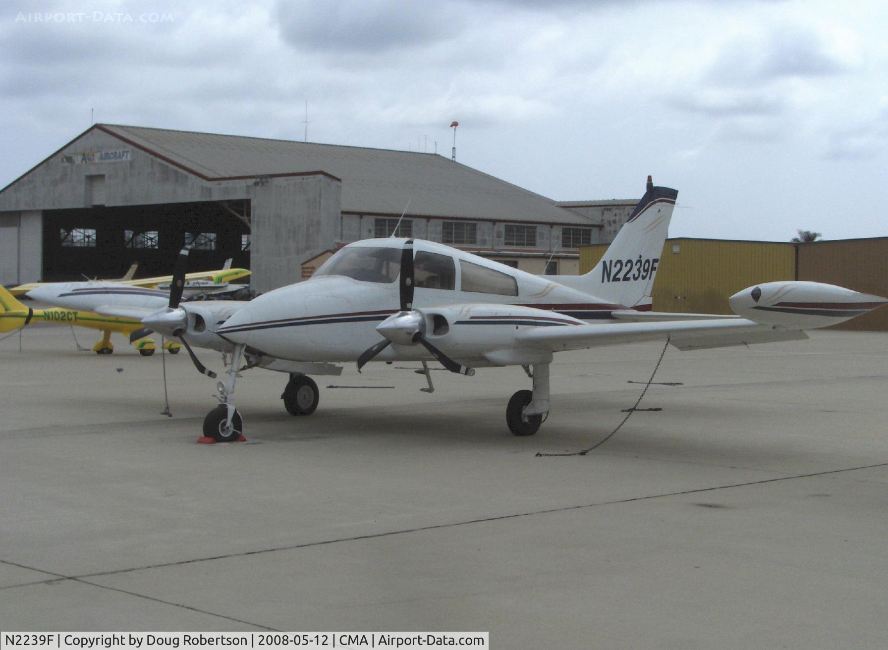 N2239F, 1966 Cessna 310L C/N 310L-0039, 1966 Cessna 310L, two Continental IO-470s, 260 Hp each, bent bird