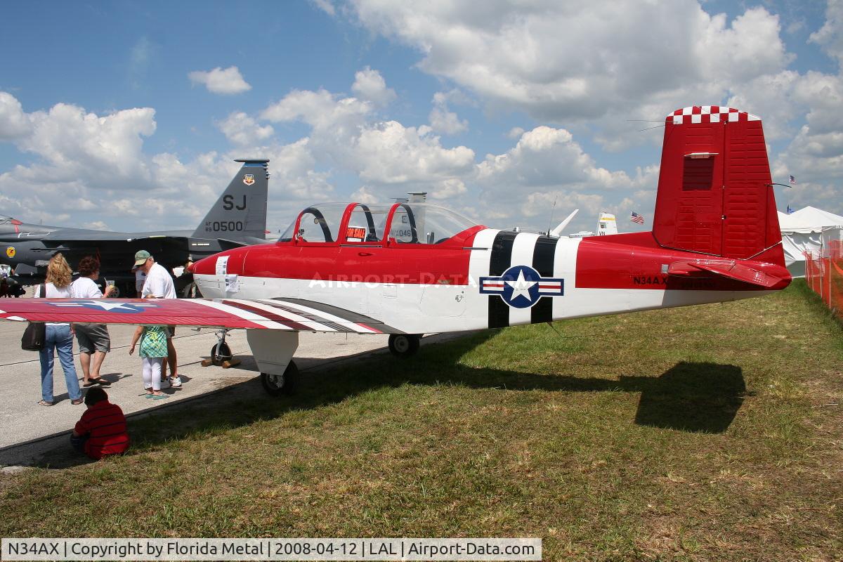 N34AX, 1956 Beech T34 Mentor C/N CG-141, T-34 Mentor