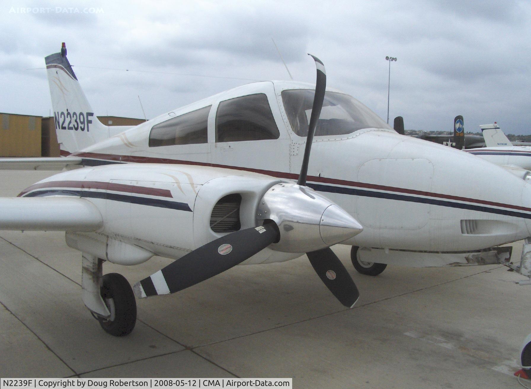 N2239F, 1966 Cessna 310L C/N 310L-0039, 1966 Cessna 310L, two Continental IO-470s, 260 Hp each, bent bird