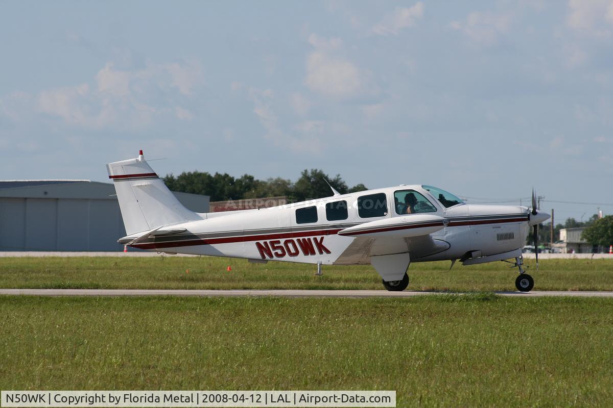 N50WK, 1984 Beech A36 Bonanza 36 C/N E-2191, Beech A36