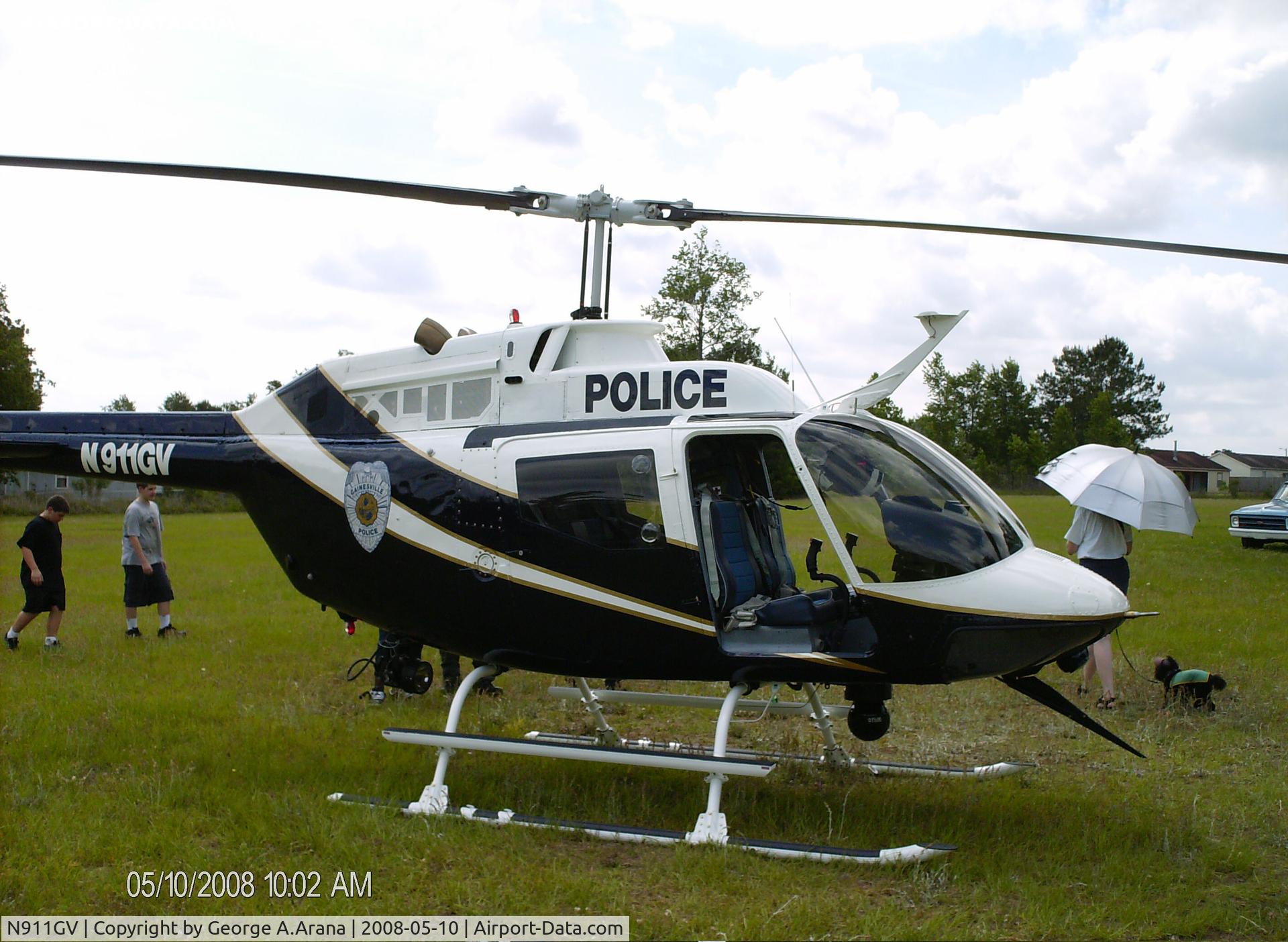 N911GV, Bell OH-58C C/N 70-15212, Static display at the Santa Fe Community College in Gainesville