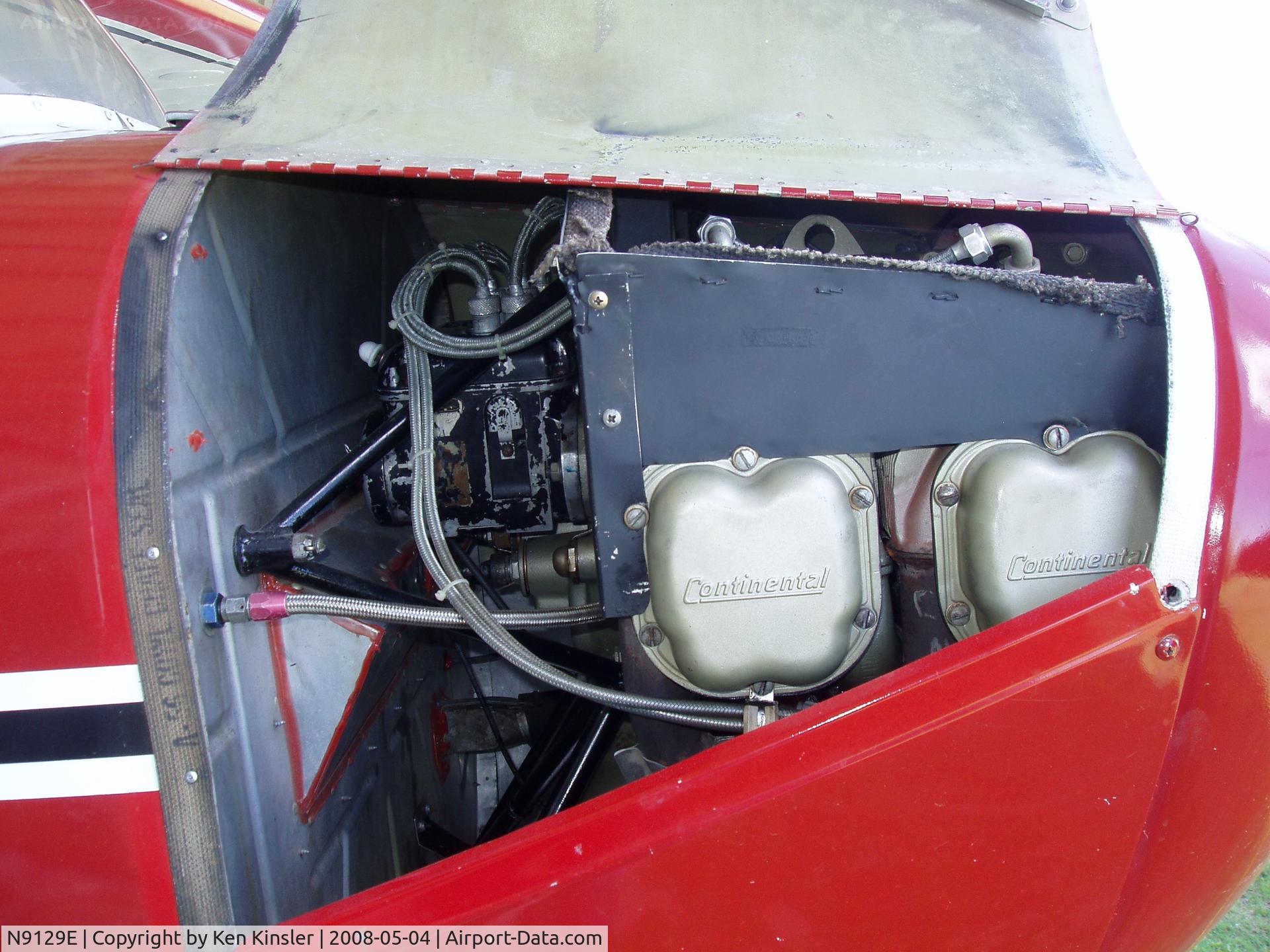 N9129E, 1946 Aeronca 11AC Chief C/N 11AC-762, engine compt