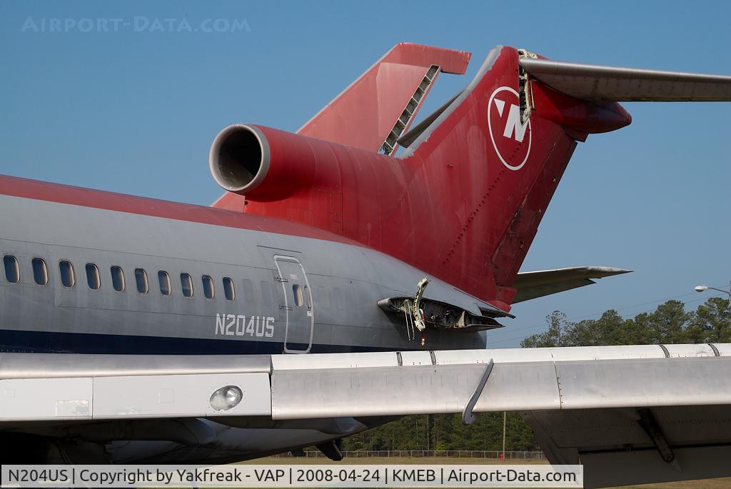 N204US, 1981 Boeing 727-251 C/N 22544, ex Northwest Boeing 727-200