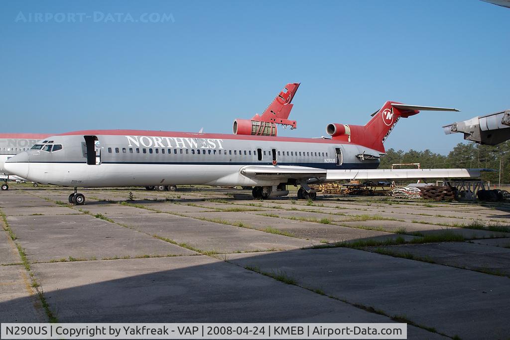 N290US, 1977 Boeing 727-251 C/N 21378, ex Northwest Boeing 727-200