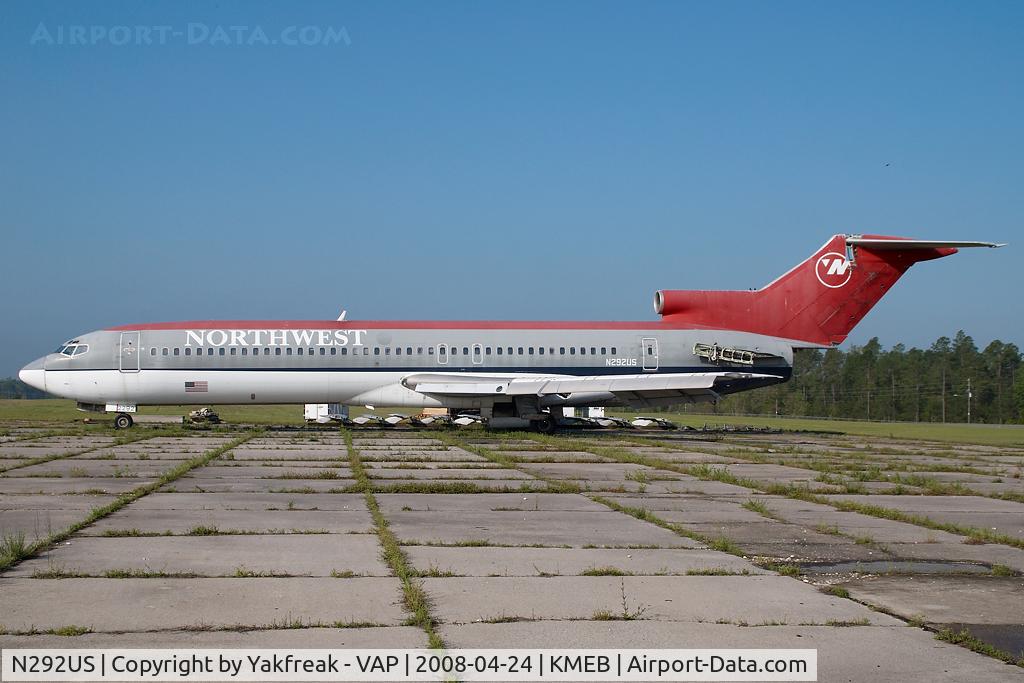 N292US, 1977 Boeing 727-251 C/N 21503, ex Northwest Boeing 727-200