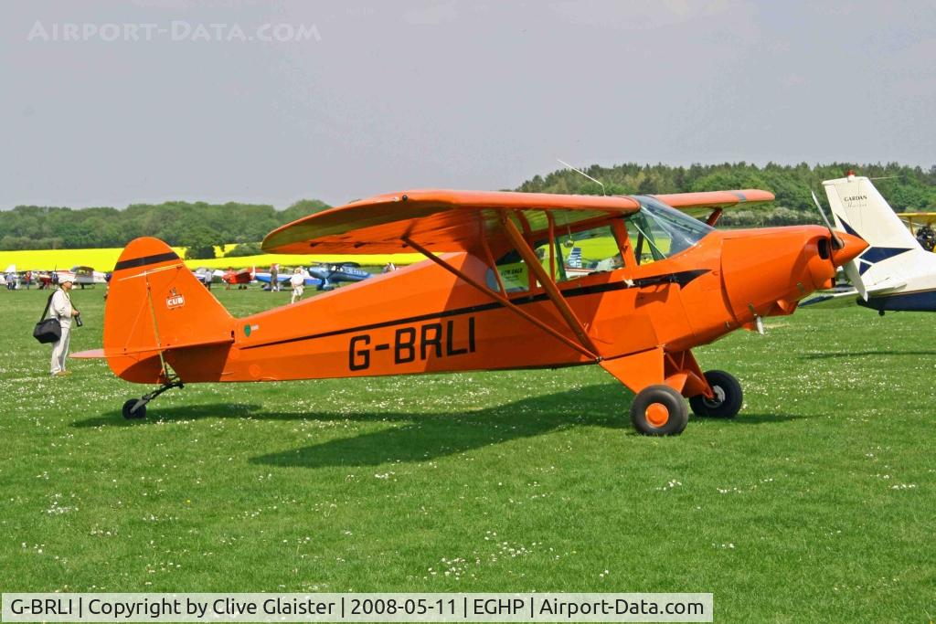 G-BRLI, 1941 Piper J-5A Cub Cruiser C/N 5-822, Registered Owner: LITTLE BEAR LTD - EX: N35951