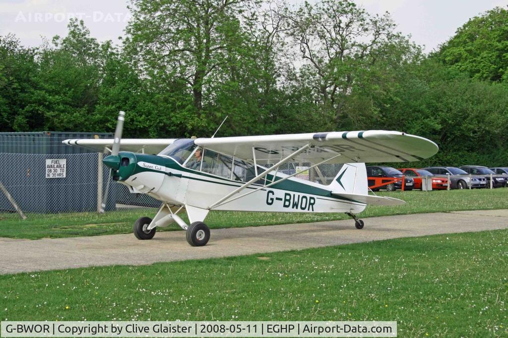 G-BWOR, 1952 Piper L-21B Super Cub C/N 18-2547, EX: 52-6229 > ALAT 18-2547 > OO-HMF > OO-WIS >