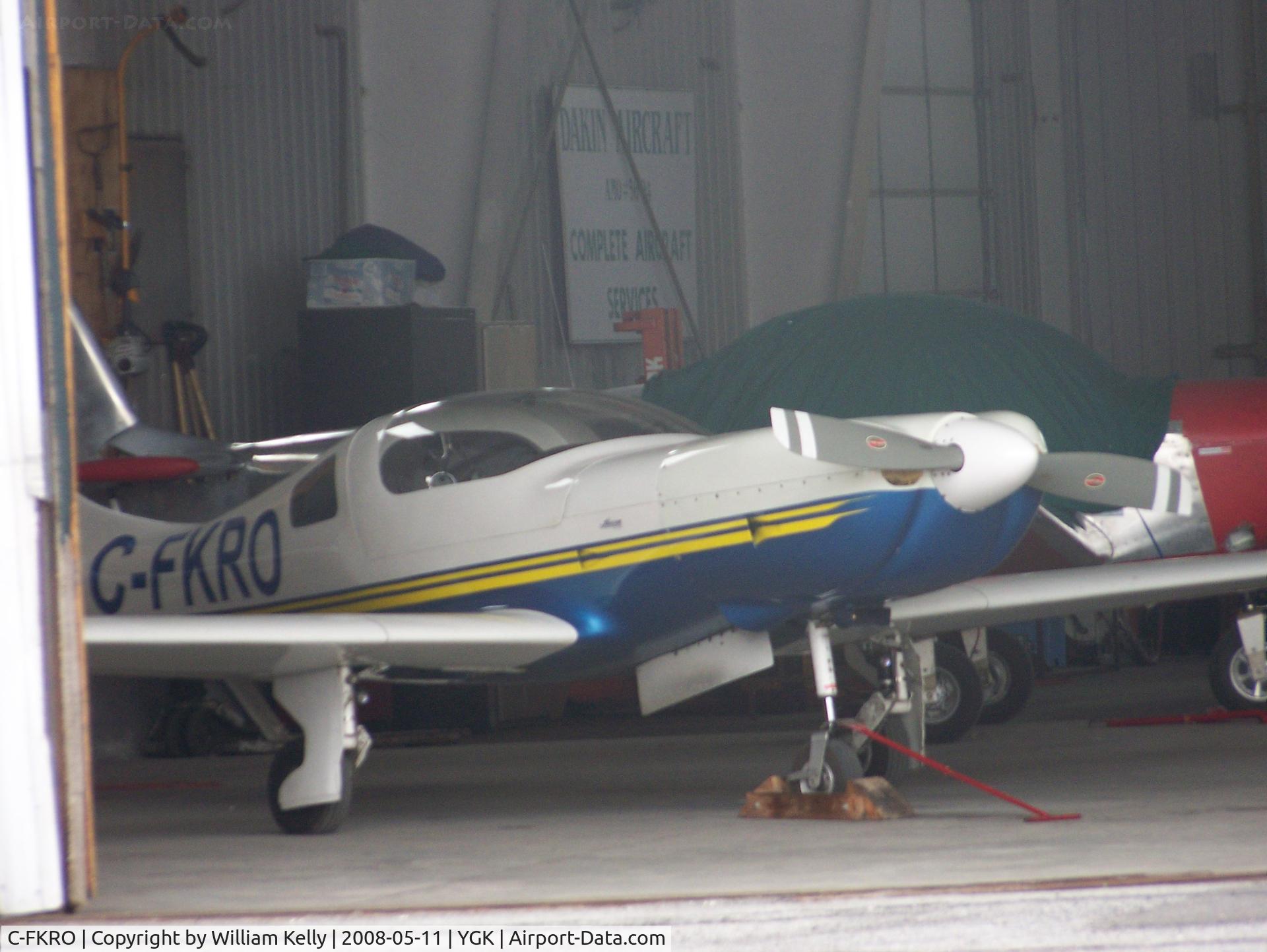 C-FKRO, 2002 Lancair 320/360 C/N 913-320-754 SFB, In Central Airways hanger at YGK