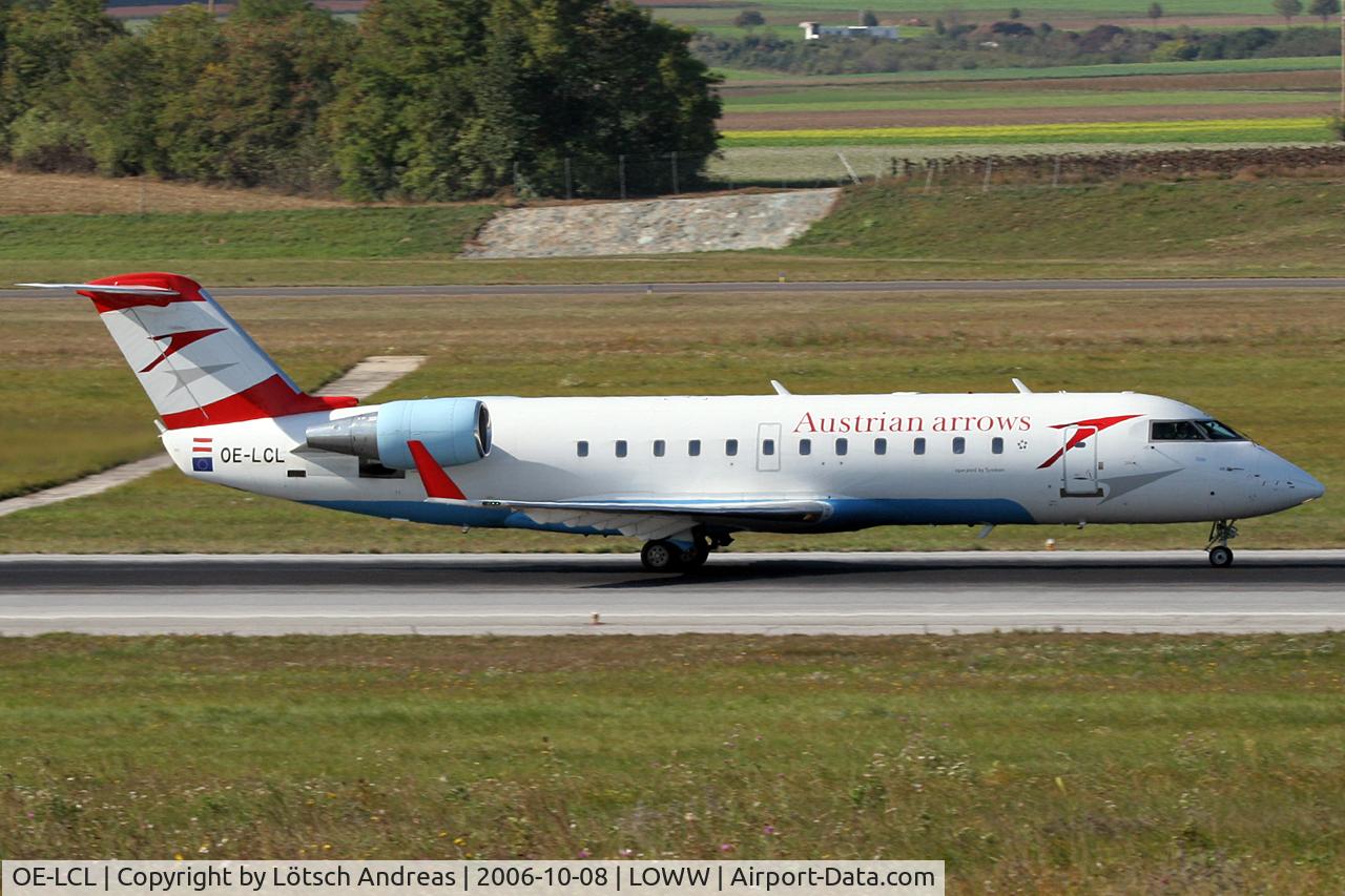 OE-LCL, 1997 Canadair CRJ-200LR (CL-600-2B19) C/N 7167, take off roll RWY 34