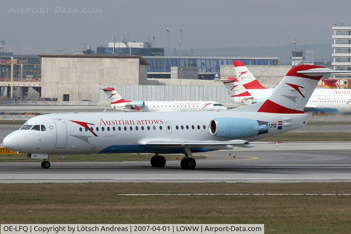 OE-LFQ, 1996 Fokker 70 (F-28-0070) C/N 11568, RWY 16