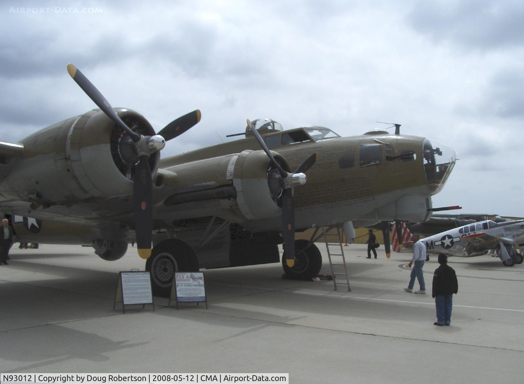 N93012, 1944 Boeing B-17G-30-BO Flying Fortress C/N 32264, 1944 Boeing B-17G FLYING FORTRESS 'NINE O NINE', four Turbocharged Wright Cyclone R-1820-97 1,200 Hp each, Limited/Experimental class